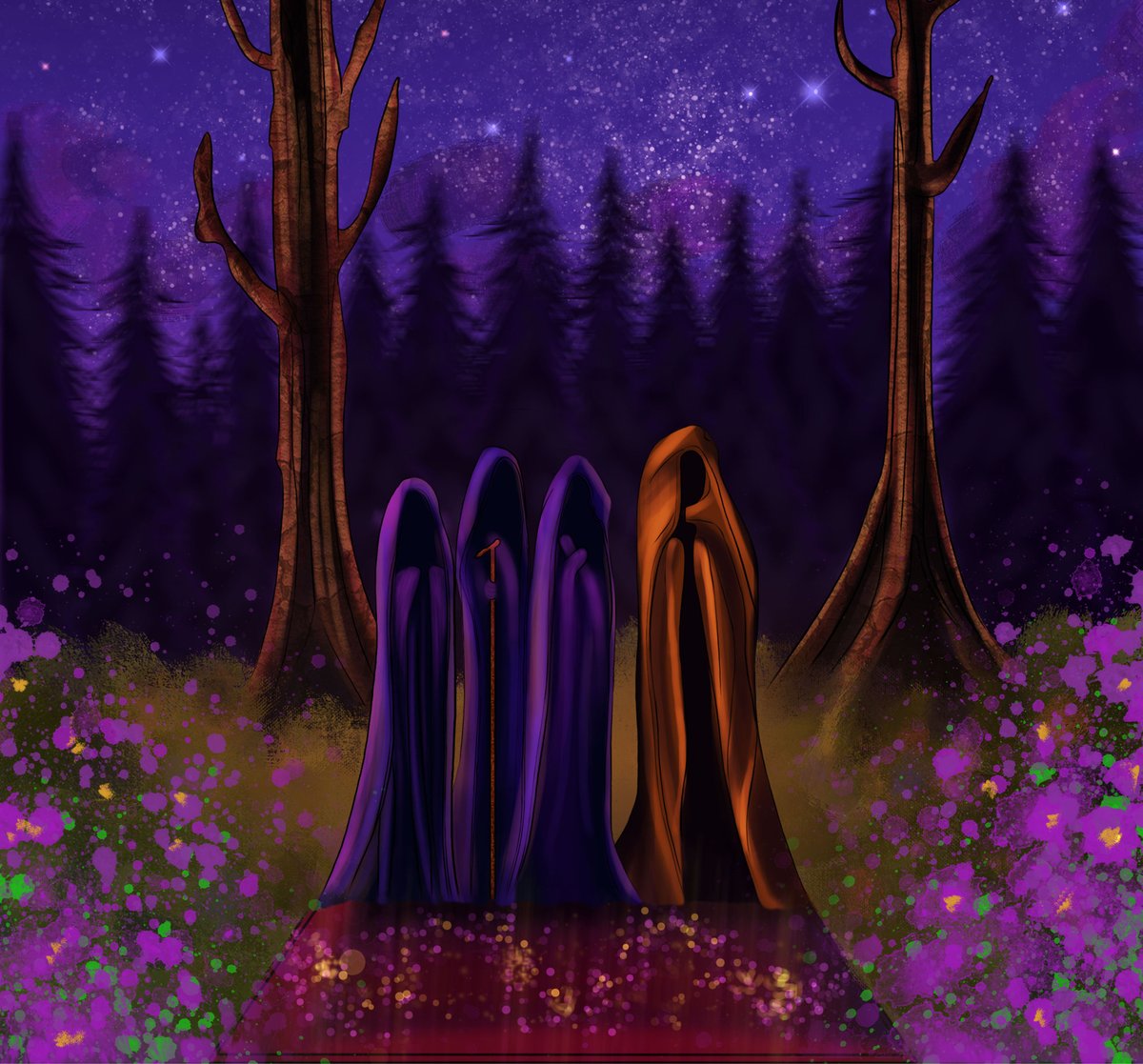 StoriesNFTX's tweet photo. @shanans_ @PlantFaceAsh Artist @yuliakurchanova 

"Mysterious souls"🎃🔥

Professional digital illustration
3797*3533
300 DPI

Available 7/10
8.06 ꜩ

https://t.co/I1VdvW9DwG https://t.co/4tVCqgM5fb
