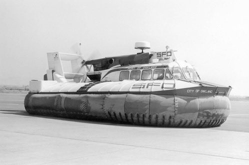 Actually, there used to be a shuttle between Oakland and San Francisco airport via hovercraft