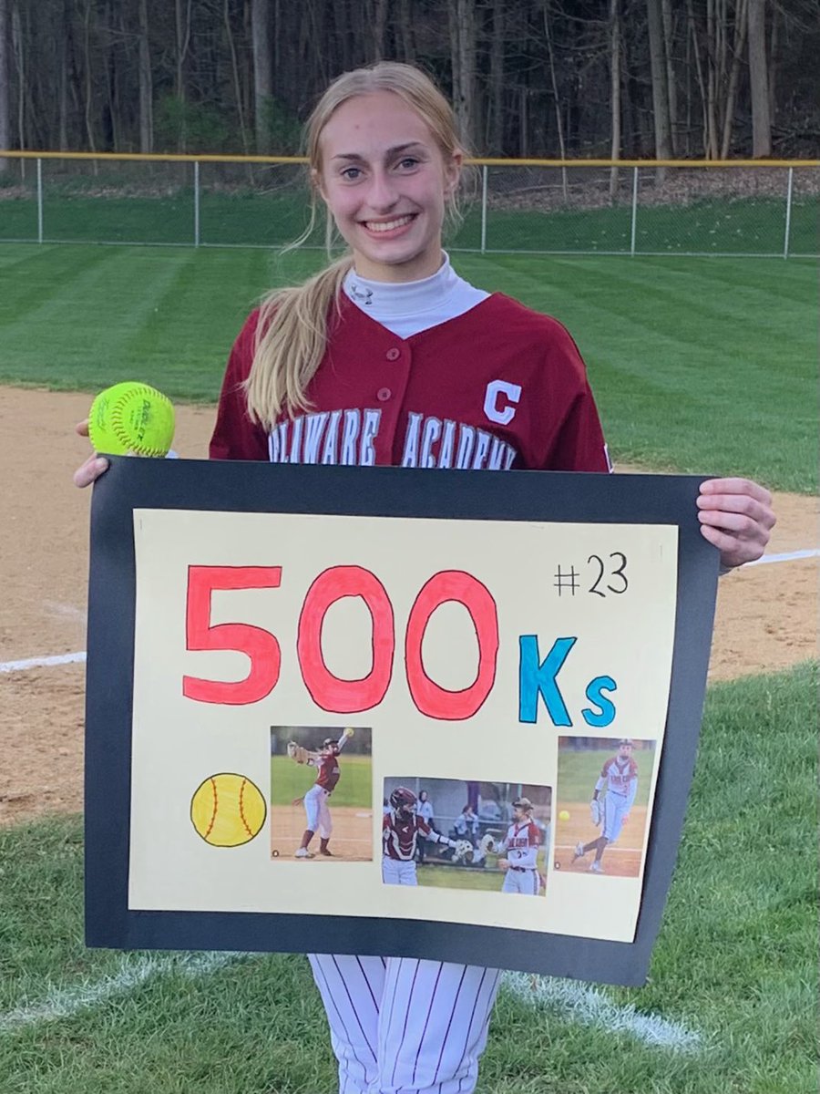 Nate Lull (@natelull) on Twitter photo Congrats to Delhi’s <a href="/AlliFerrara23/">Alli Ferrara</a> on reaching 500 career strikeouts today on the road at Afton. Alli works so hard all year long & she has definitely earned this!
<a href="/DelawareAcadCSD/">Delaware Academy CSD @ Delhi Home of the Bulldogs!</a> <a href="/DA_VarsityClub/">DA Varsity Club</a> Congrats to Delhi’s <a href="/AlliFerrara23/">Alli Ferrara</a> on reaching 500 career strikeouts today on the road at Afton. Alli works so hard all year long & she has definitely earned this!
<a href="/DelawareAcadCSD/">Delaware Academy CSD @ Delhi Home of the Bulldogs!</a> <a href="/DA_VarsityClub/">DA Varsity Club</a>