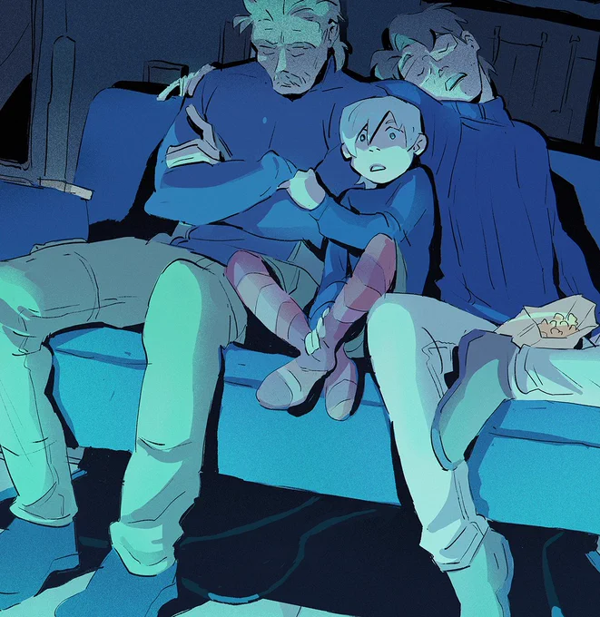 shoutout to parents who fall asleep during movie nights 