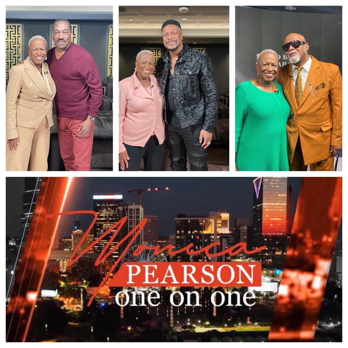 MonicaKPearson's tweet photo. Actor, Clifton Powell, actor/comic, Chris Tucker and Ricky McKinnie of the Blind Boys of Alabama are my guests Sunday at 6 on PeachtreeTV and streaming on ANF+. Hope you can join us for Monica Pearson One on One! https://t.co/nRTPec9L7O