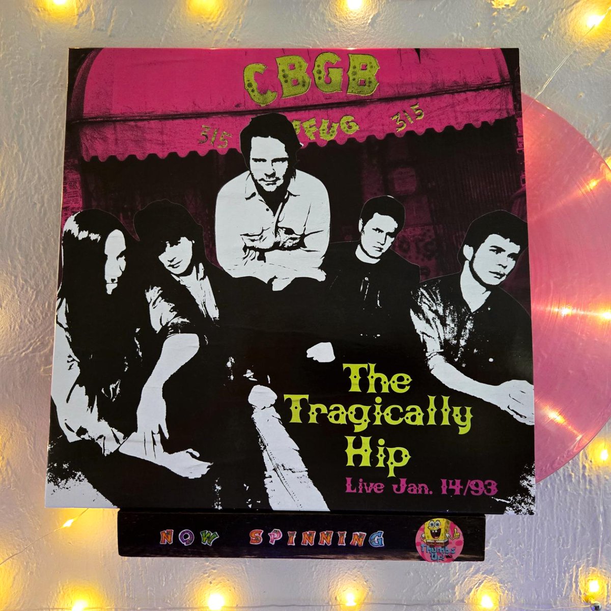 Friday Night Vinyl🎼 🎶 🎸
Record Store Day goodies
This is amazing. The Tragically Hip Live at CBGB'S on translucent pink Vinyl with a really cool slip mat. 2500 copies pressed and the sound here is incredible. 
#nowspinning  #vinyl #nowplaying  #thetragicallyhip