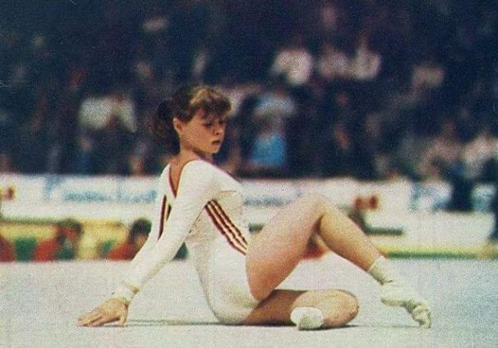 Elena Vyacheslavovna Mukhina in Floor Copenhague Denmarck Europeanchampionship Gymnastique Artistic Woman 1979