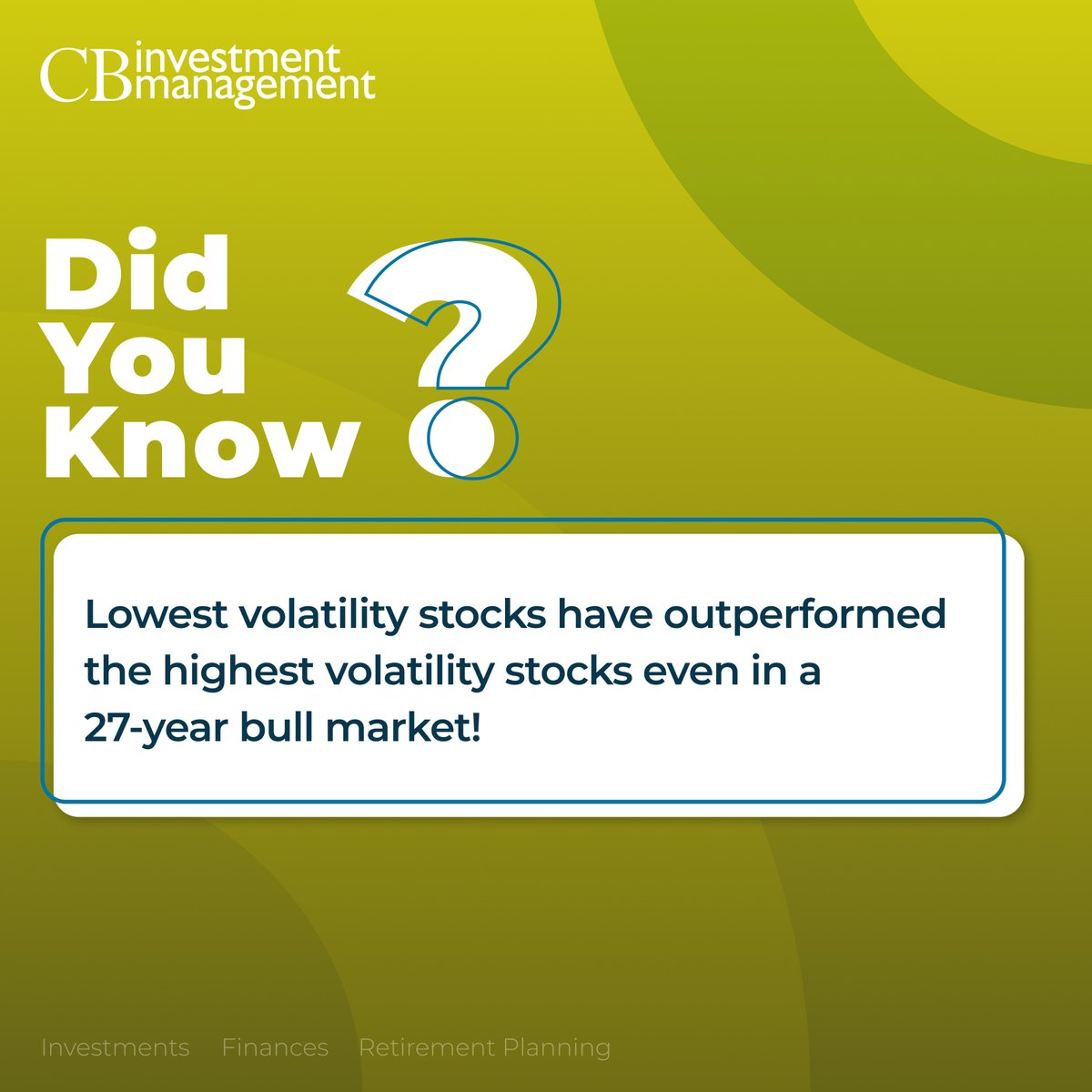 The widely adopted assumption that higher risk leads to higher returns is provably wrong just by examining the long term performance of low volatility stocks relative to high volatity stocks. Make sure you understand all the assumptions being made in your investment allocation.