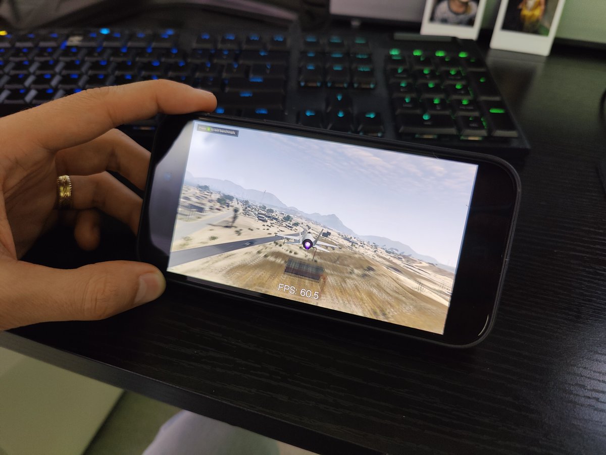 So GTAV on a cell phone is pretty cool...