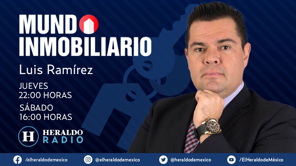 #AHORA | #ElHeraldoRadio 📻 Estas son las noticias más relevantes en 'Mundo Inmobiliario con @LuisRamirezMI #EnVivo 👉 dai.ly/x7yjds2