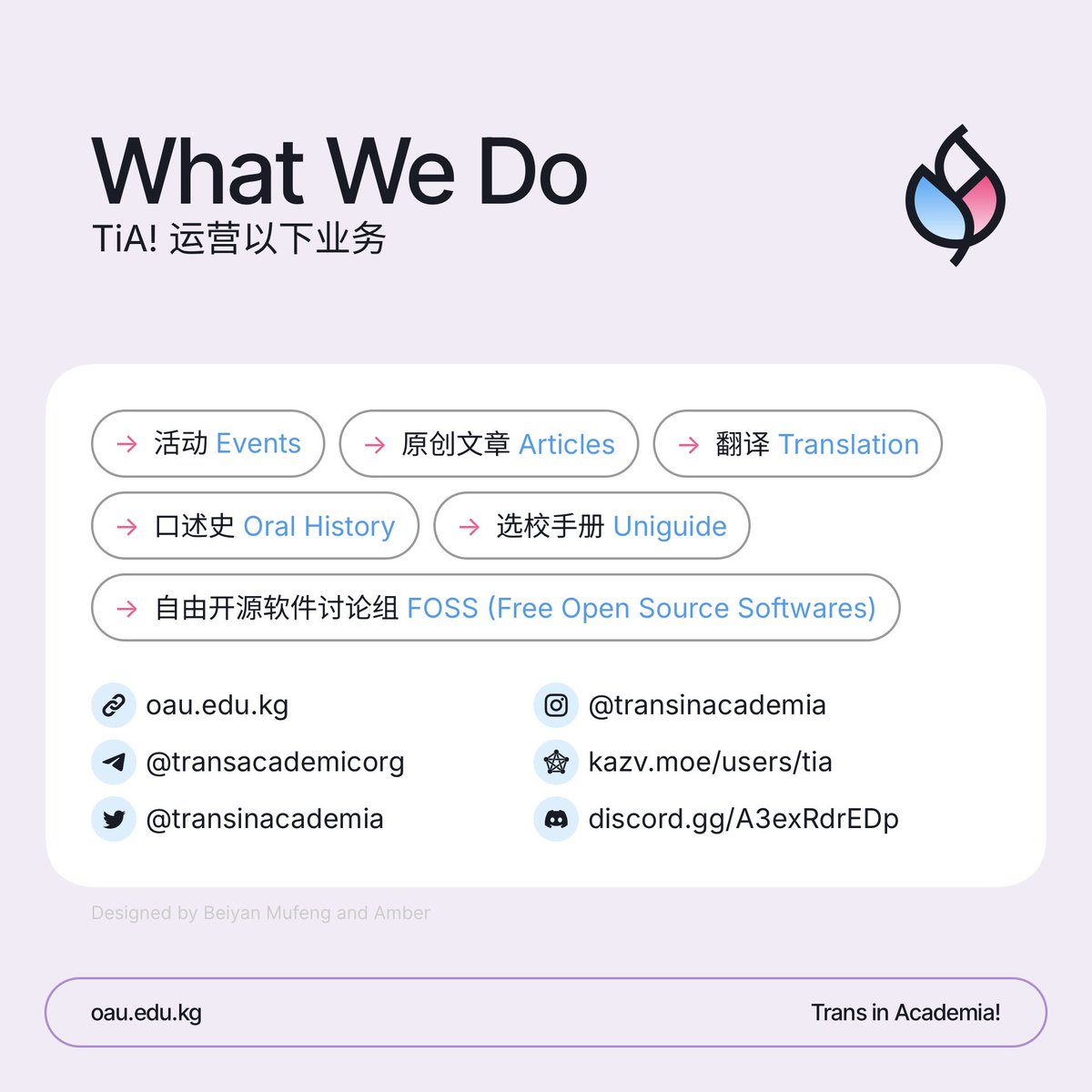 跨儿学术小组 Trans in Academia! 🏳️‍⚧️ tweet media