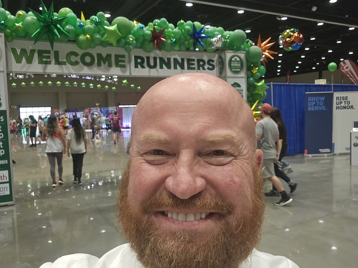 9.5 hours until my first 5K since high school! Looking forward to participating in the @OKCMarathon 5K tomorrow, then watching and cheering on runners on Sunday during the full marathon! #letsdothis #runtoremember