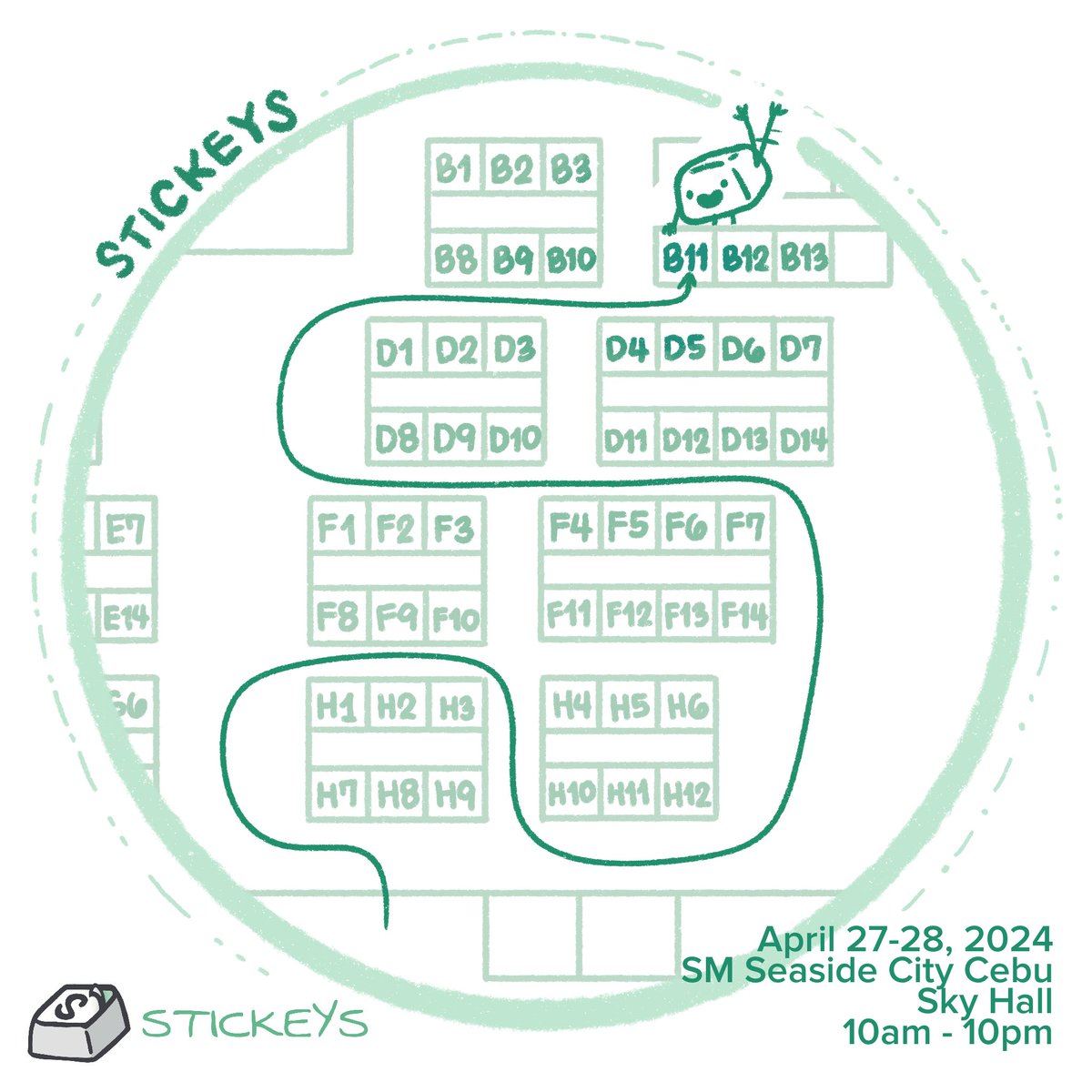 We’re at <a href="/PatronsOTArts/">Patrons of the Arts</a> CEBU!!! April 27-28, 2024 from 10am to 8pm at SM City Seaside Cebu - SkyHall 💚 Table B111