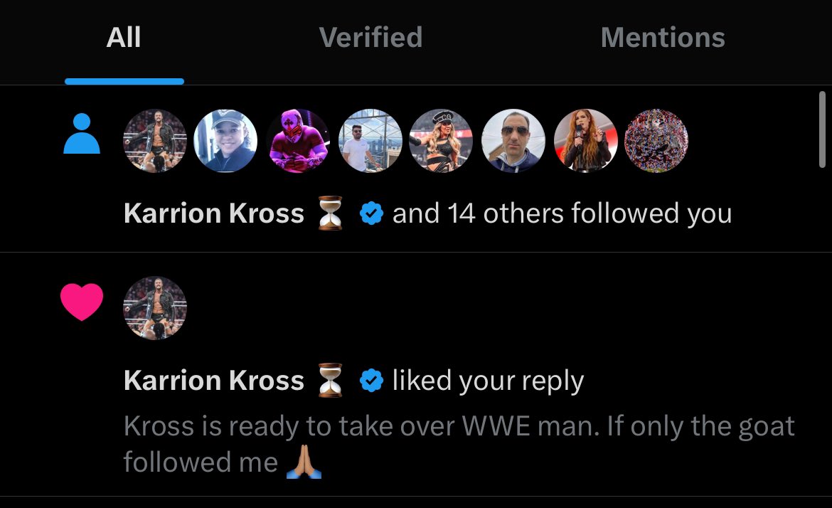 YOOOOOOOOO KROSS IS GOATED🙏🏽🙏🏽 #wwe #KarrionKross