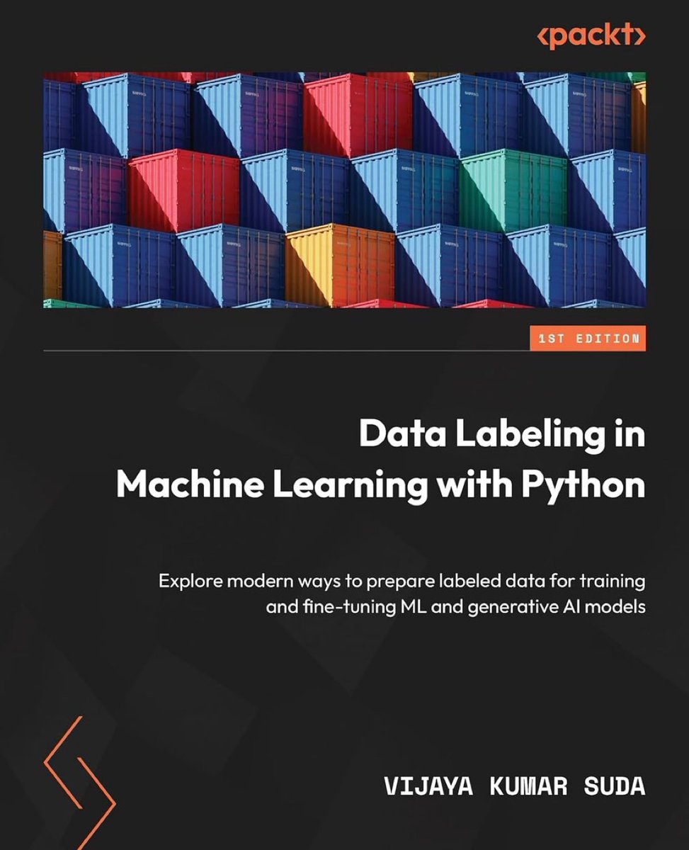 [New from @PacktPublishing]
Data Labeling in #MachineLearning with #Python — Explore modern ways to prepare labeled data for training and fine-tuning #ML and #GenerativeAI models: amzn.to/49Qm4Vc
———
#DataScience #AI #GenAI #DeepLearning #DataStrategy #DataScientist #CDO