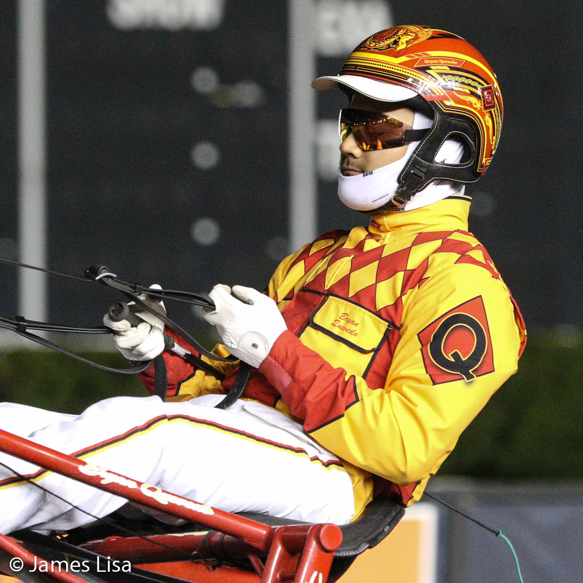 20yo Bryan Quevedo @916_Quevedo had his driving debut @TheMeadowlands on Robbie Burns N a horse he owns and trains @JessicaOtten1 @DaveLittleBigM #harnessracing #PlayBigM