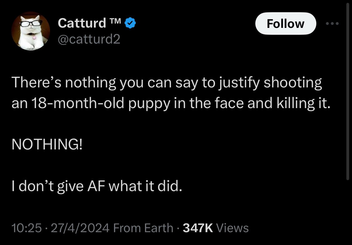 Fuck, I agree with Catturd.