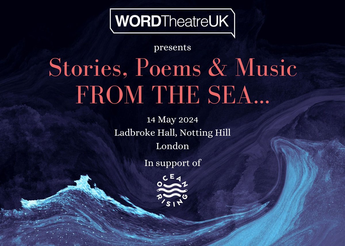 #SciArtFriday ~ On Tues, May 14, @WordTheatre will bring to life Ocean-themed short stories, poetry, songs & more. #SciArt #OceanOptimism #OceanRising bit.ly/4aOMJmj