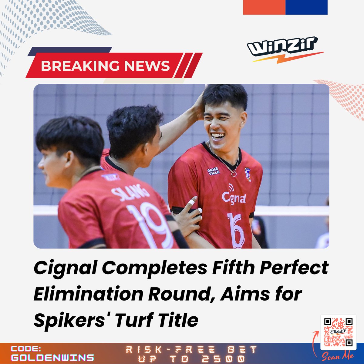 History repeats itself! 🔁❤️‍🔥

Cignal HD Spikers achieve a PERFECT 8-0 record in the Spikers' Turf elimination round for the FIFTH time! 🤯👑

Register in WinZir here: winzir.ph/affiliates/?bt… ⚡️

#winzir #sportsbetting #volleyball #SpikersTurf #winfromwithin #keepitfun