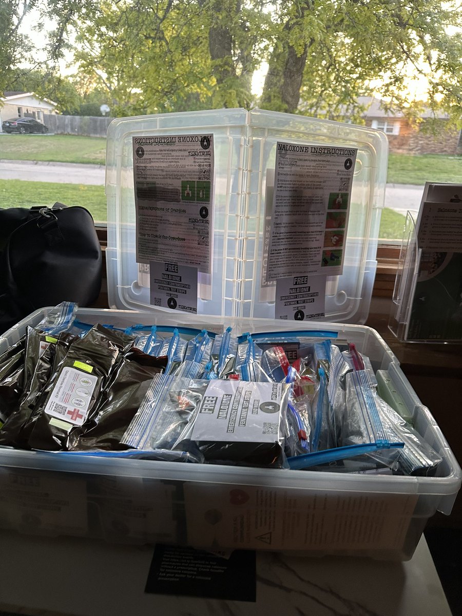 SafeStreets316's tweet photo. We can't be everywhere at once. Meet our NaloxBox! This harm reduction box will be featured at the Ebb &amp; Flow Fest this weekend in Riverside Park. The NaloxBox includes naloxone kits, CPR face shields, contraceptives, condoms, and disposal bags to aid in harm reduction. https://t.co/4z2EzwP8aP