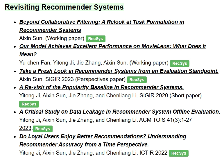 AixinSG's tweet image. A summary of my revisit to #RecSys (a thread)

1/5. User interaction is influenced by multiple factors, including long-term general preferences and short-term dynamic contextual factors. The relative importance of these factors varies across applications.