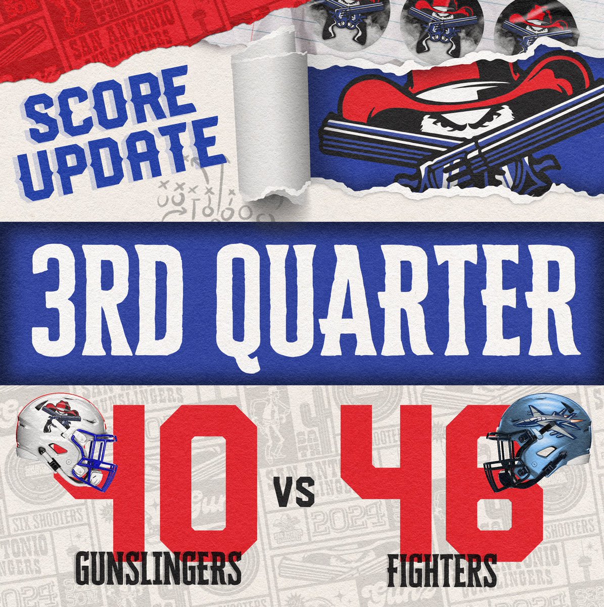 3rd Quarter | Gunslingers VS. Fighters