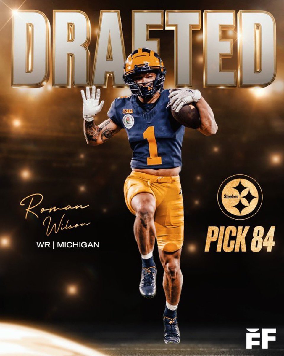 With the 84th pick in the @NFL draft the @steelers select @Trilllroman @UMichFootball #GOBLUE #PROBLUE