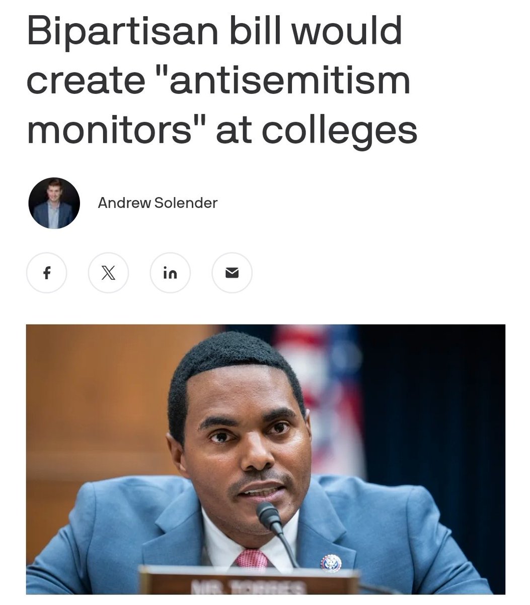 AIPAC puppet Ritchie Torres wants to spy on college kids. Creepy ass 🤡.