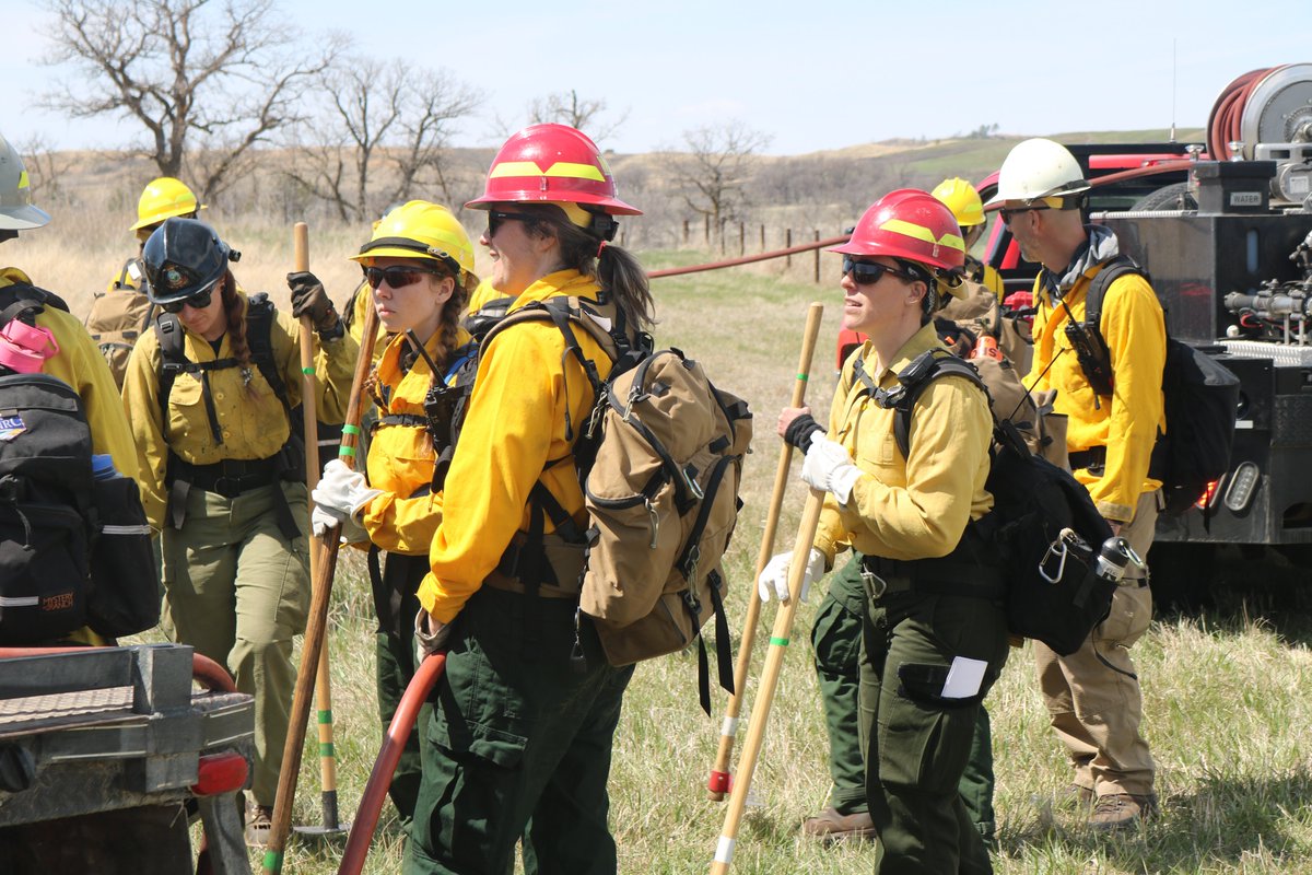 Weather conditions haven’t been great for #RxFire at #WTREX Nebraska this week - so we’ve scouted units, heard from NE fire practitioners (thanks @pheasants4ever), and so much more! Fingers crossed for some good burn windows in the near future.