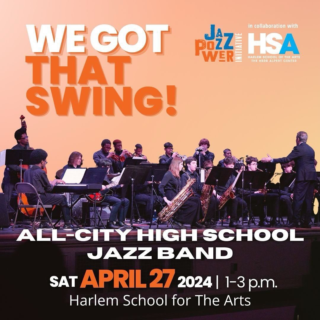 Harlem Tomorrow: We Got That Swing! A Harlem Music Jubilee A Harlem Music Jubilee, Celebrating 125 Years of Duke Ellington and 50 years of Hip Hop at Harlem School of The Arts on Saturday April 27th from 1-3pm! RSVP: eventbrite.com/e/we-got-that-… #jazzpowerinitative #harlemjazz