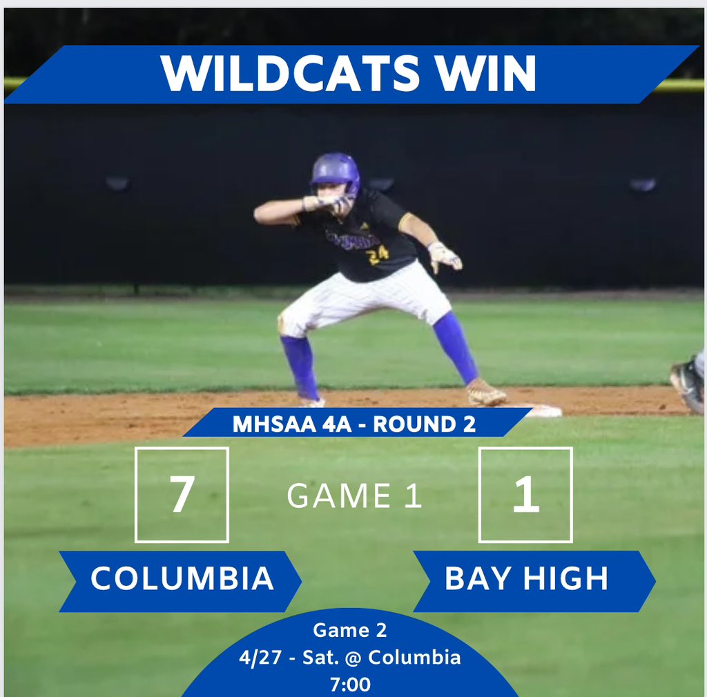 Columbia Wildcats Baseball tweet media