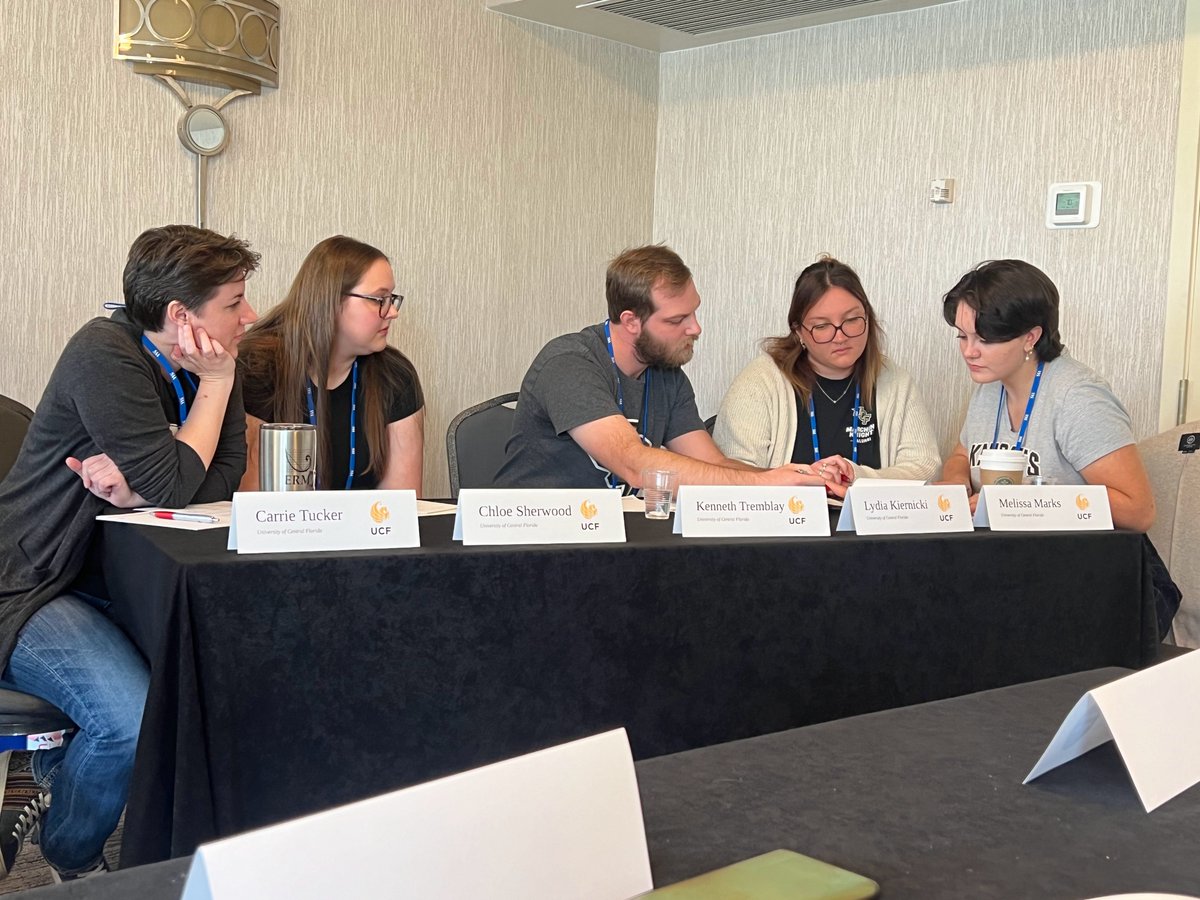 KenTremblay1's tweet photo. About a week overdue, but I had a great time in New Orleans for the #SAA2024NOLA conference. Ran into some old friends, made some new ones, and helped (only slightly) get our UCF Ethics Bowl team into the semi-finals! https://t.co/4i3Cc27xBG