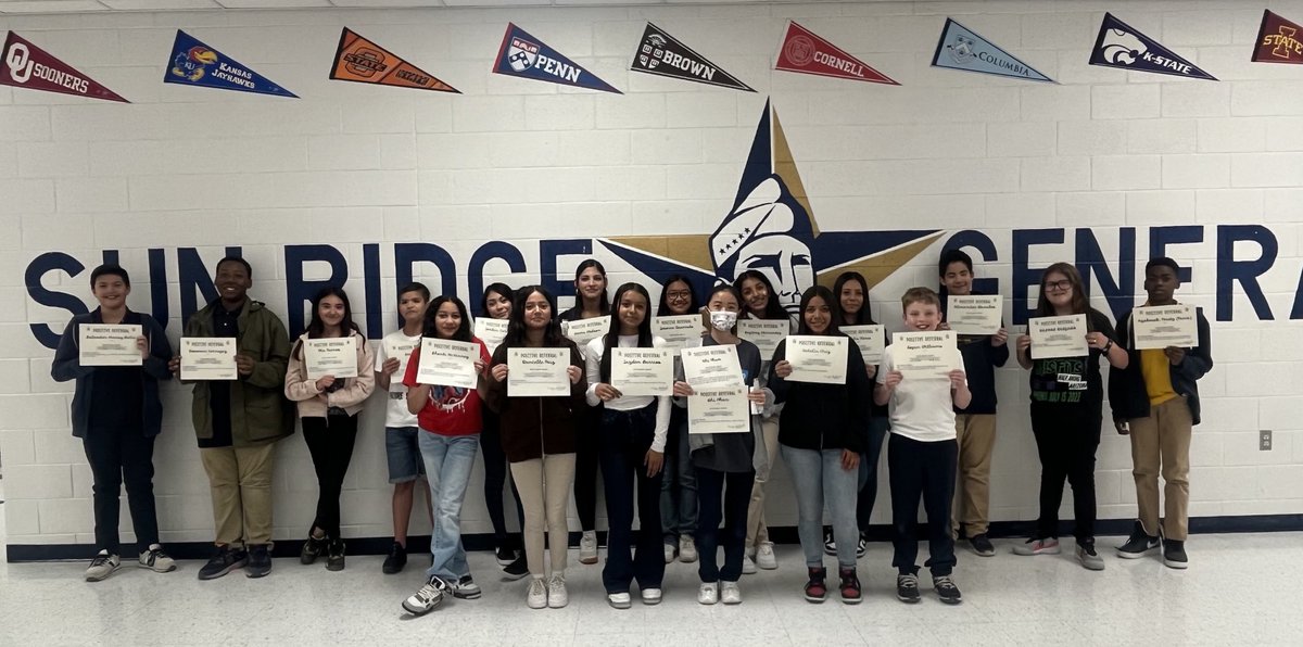 Celebrating our Generals with Positive Referrals! 🫡💙🤍💛⁦@SISD_Herrera⁩ ⁦@ICastillo_SRMS⁩ ⁦@ENFlores_SRMS⁩ ⁦@Woods_SRMS⁩