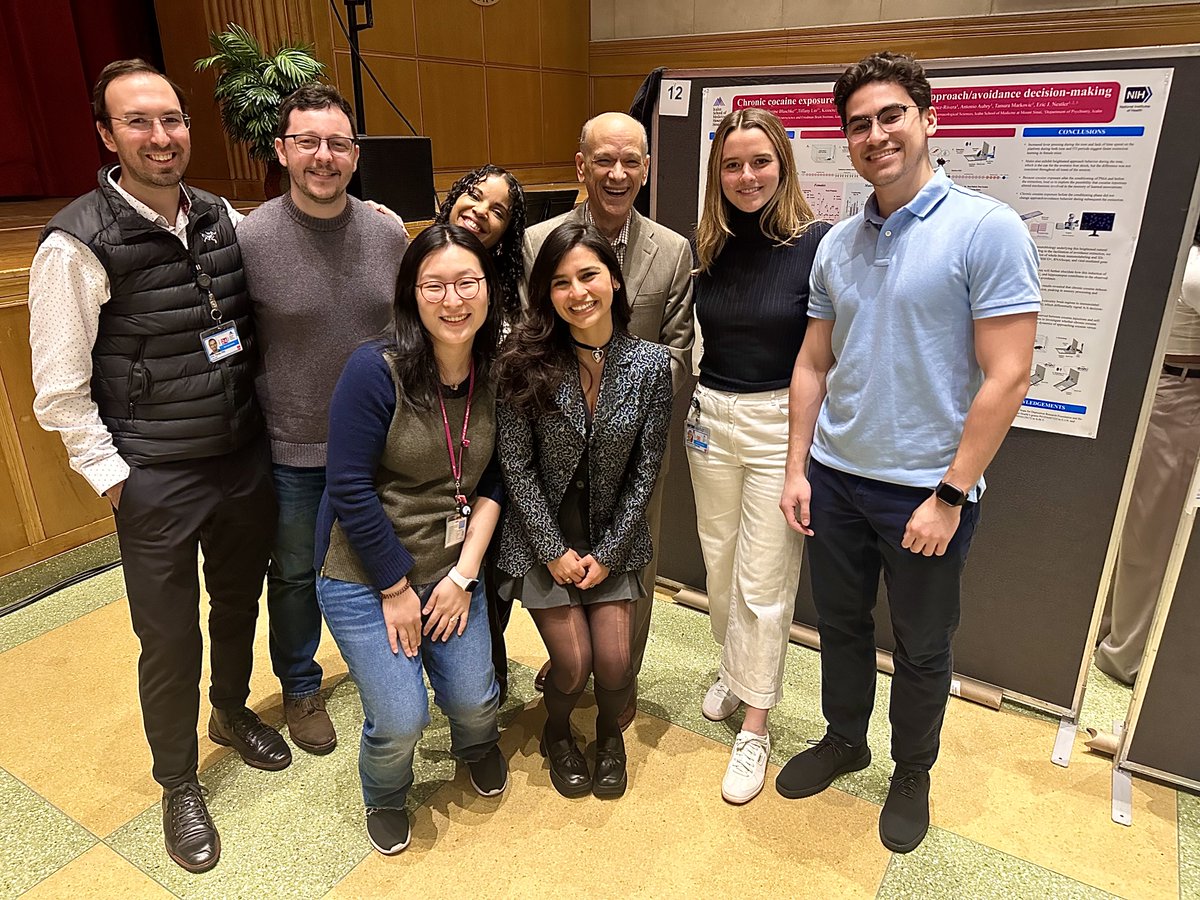 Part of the Nestler lab having fun at the FBI's annual retreat earlier today.