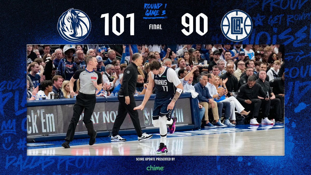 2-1. MAVS WIN!!! @Chime // #MFFL #OneForDallas