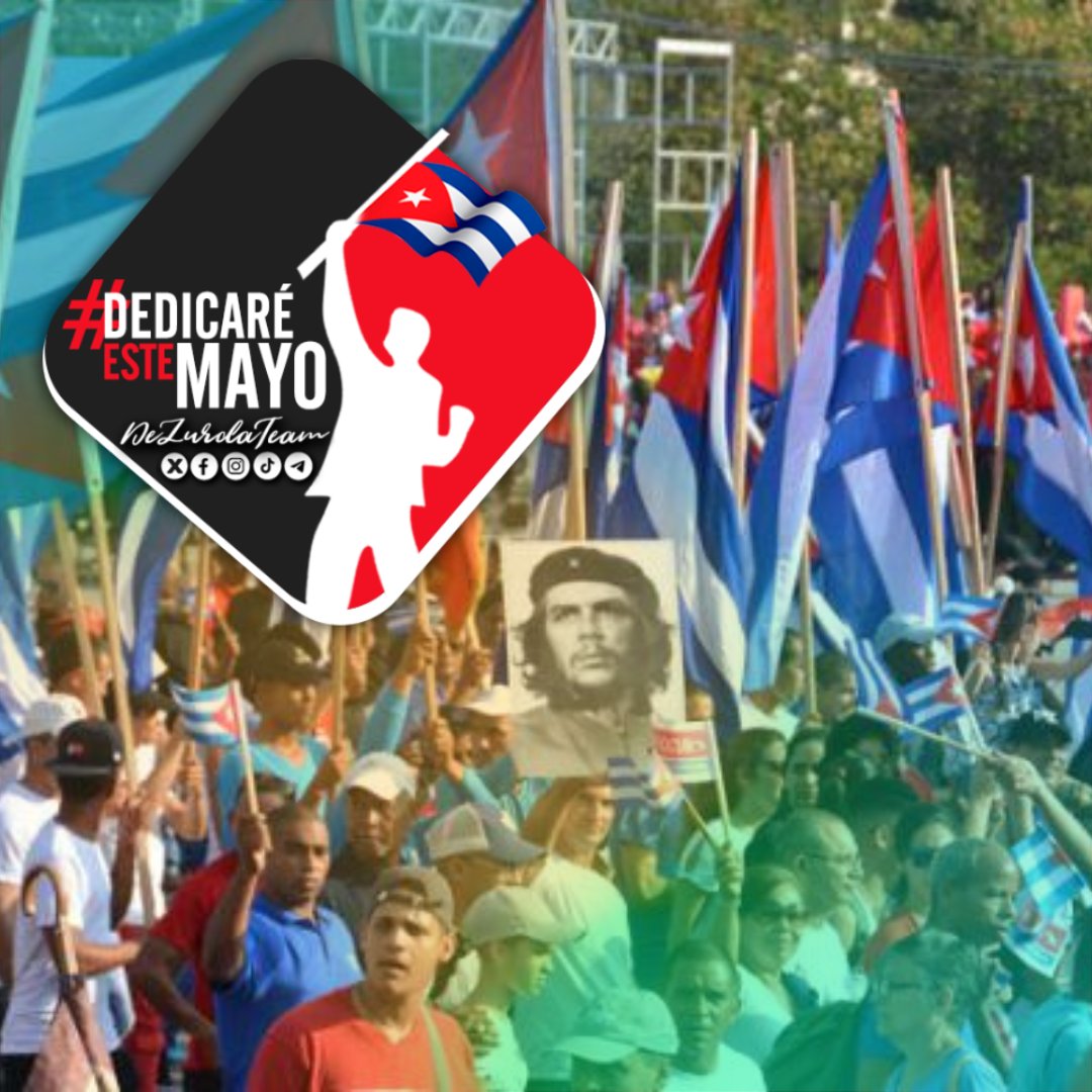 #DedicaréEsteMayo a nuestro pueblo que se moviliza por la Revolución. #1Mayo #DeZurdaTeam @DeZurdaTeam_ @CubaCentral @UlisesGuilarte