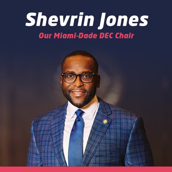 ShevrinJones's tweet image. I am grateful to the @MiamiDadeDems members for entrusting me with this responsibility and look forward to working with this incredible team to bring people together, boost engagement, close the voter registration gap, build our bench, and truly reinvigorate the party.
What we…