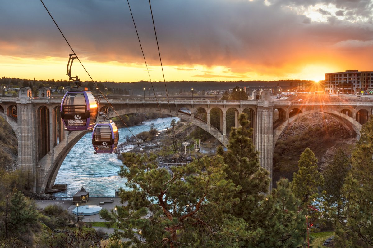 Good night Patriots . Have a great night and God bless everyone.This is the gondola rides that goes over the falls and river that run right through our town in Washington state