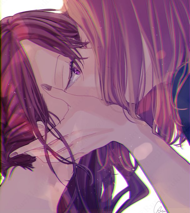 「2girls hand on another's face」 illustration images(Latest)