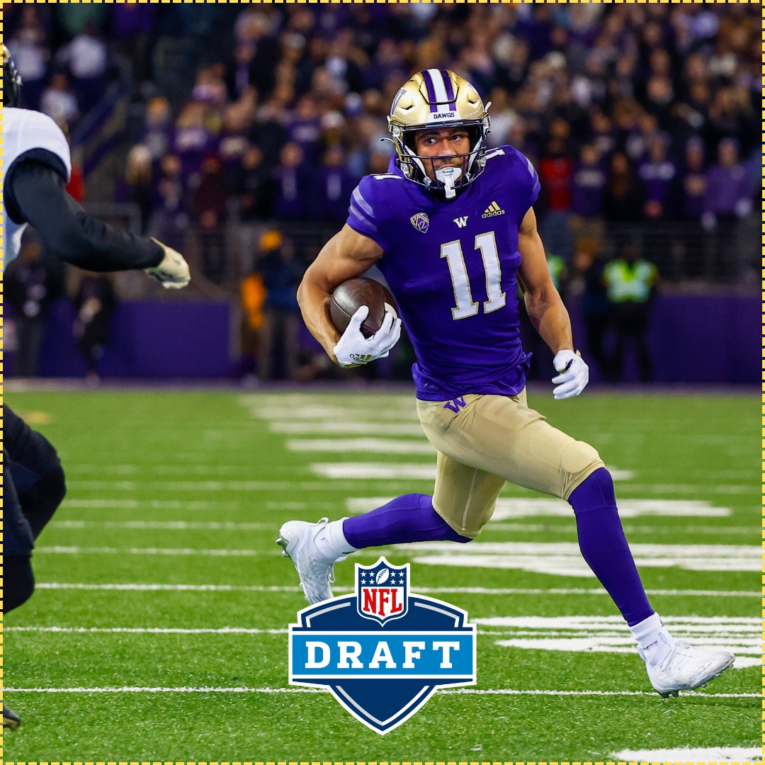 The #Bucs took WR Washington WR Jalen McMillan with pick No. 92.