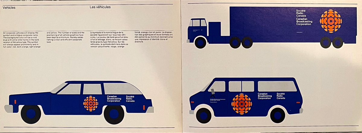 CBC Visual I.D. booklet, 1974. #canadamodern #BurtonKramer