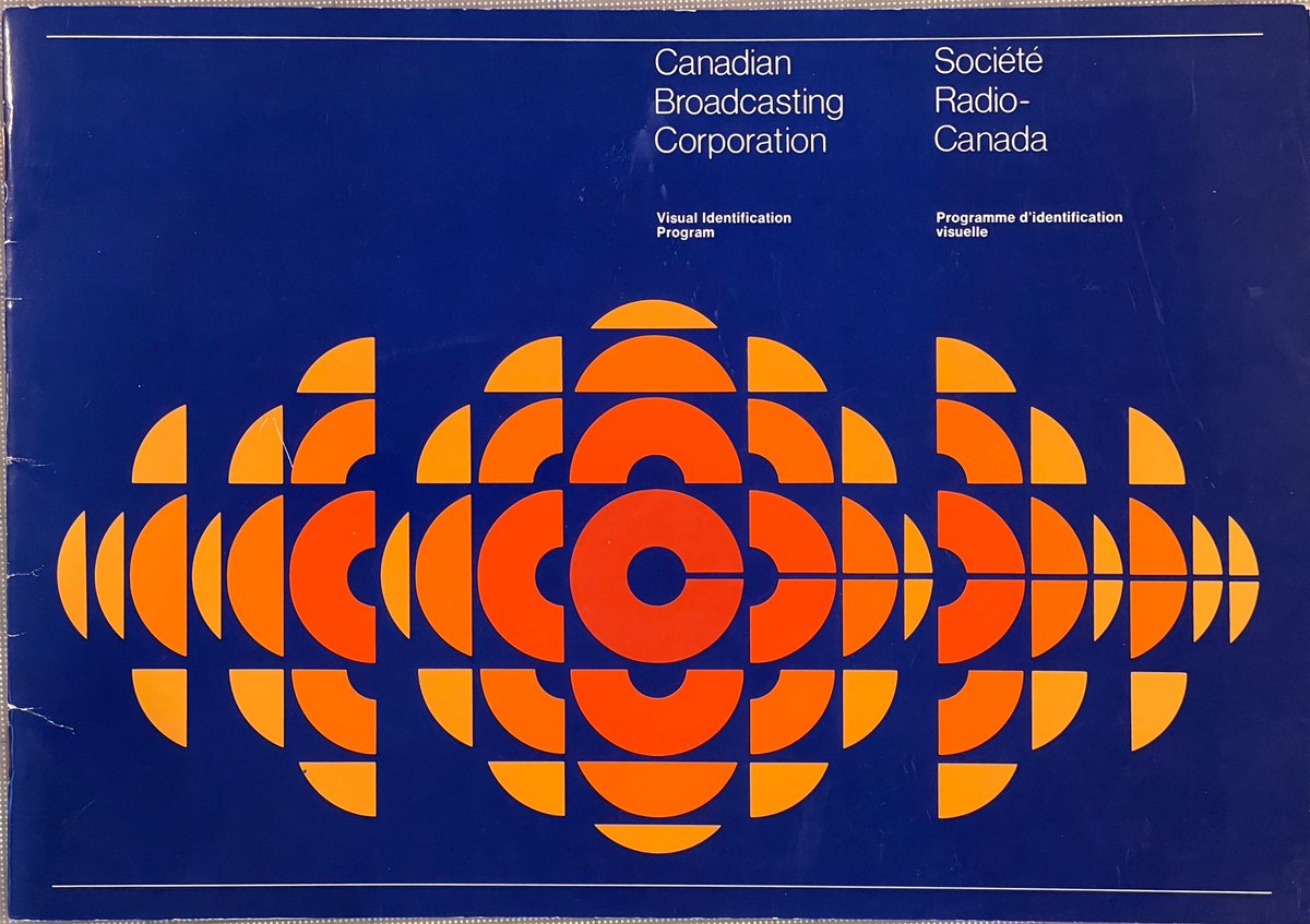 ColinC_Design's tweet image. CBC Visual I.D. booklet, 1974.
#canadamodern #BurtonKramer