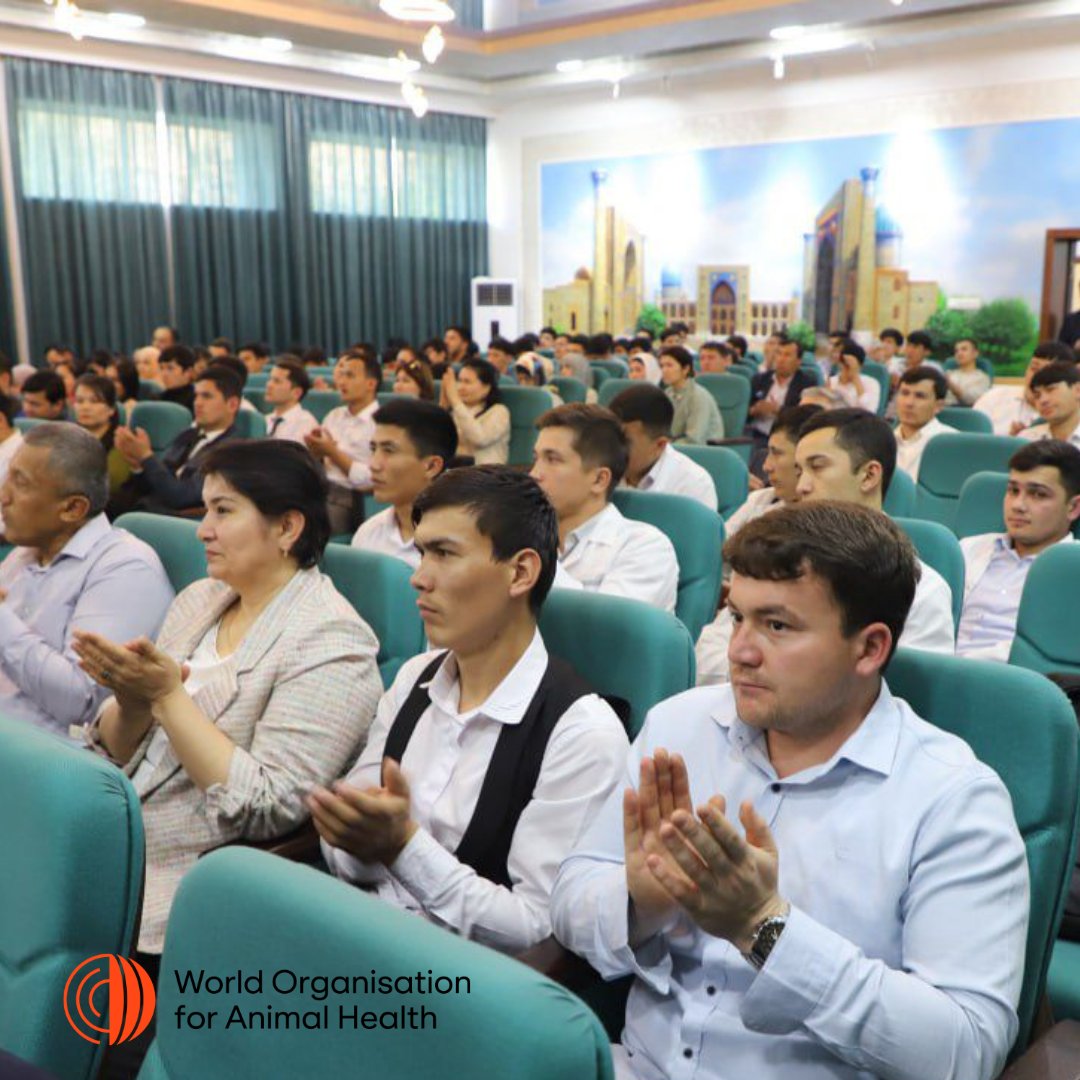 Thrilled to visit the Tashkent Branch of Samarkand Institute of Veterinary Medicine, where we celebrated World Veterinary Day and cheered on future veterinarians. These professionals are vital to global health! #WorldVeterinaryDay