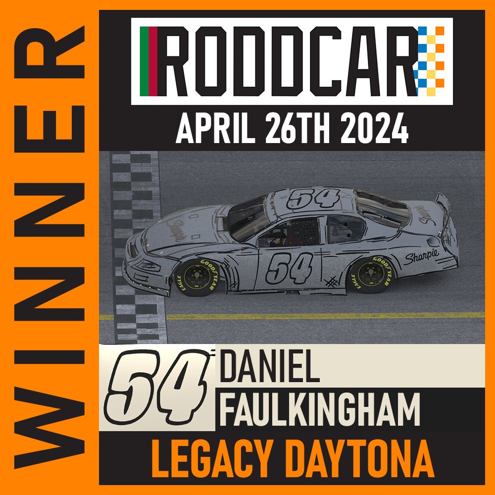 Final from Legacy Daytona. Daniel Faulkingham @dan_faulkingham collects first career @RODDCAR win!