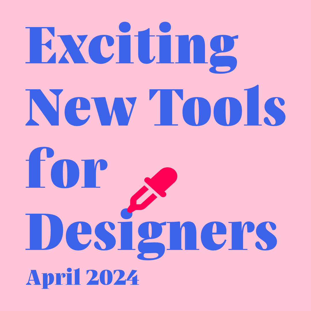 🔵🔴  Exciting New Tools for Designers, April 2024
by Paddi MacDonnell @PDMacDonnell  at @DesignerDepot  
WP Foundry @mikeybeck 
Jitter @jittervideo 
Pictify  @SuyashThakur99 
Dub.co @dubdotco 
+++
#design #webapps #webtools 

webdesignerdepot.com/tools-for-desi…