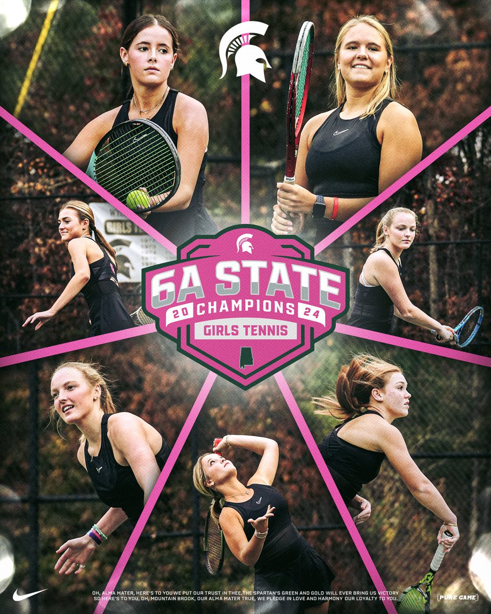 MBHS GIRLS Varsity Tennis finish strong to win their fourth straight 6A State Team Championship!!  Such an amazing group of student athletes!!  GSG