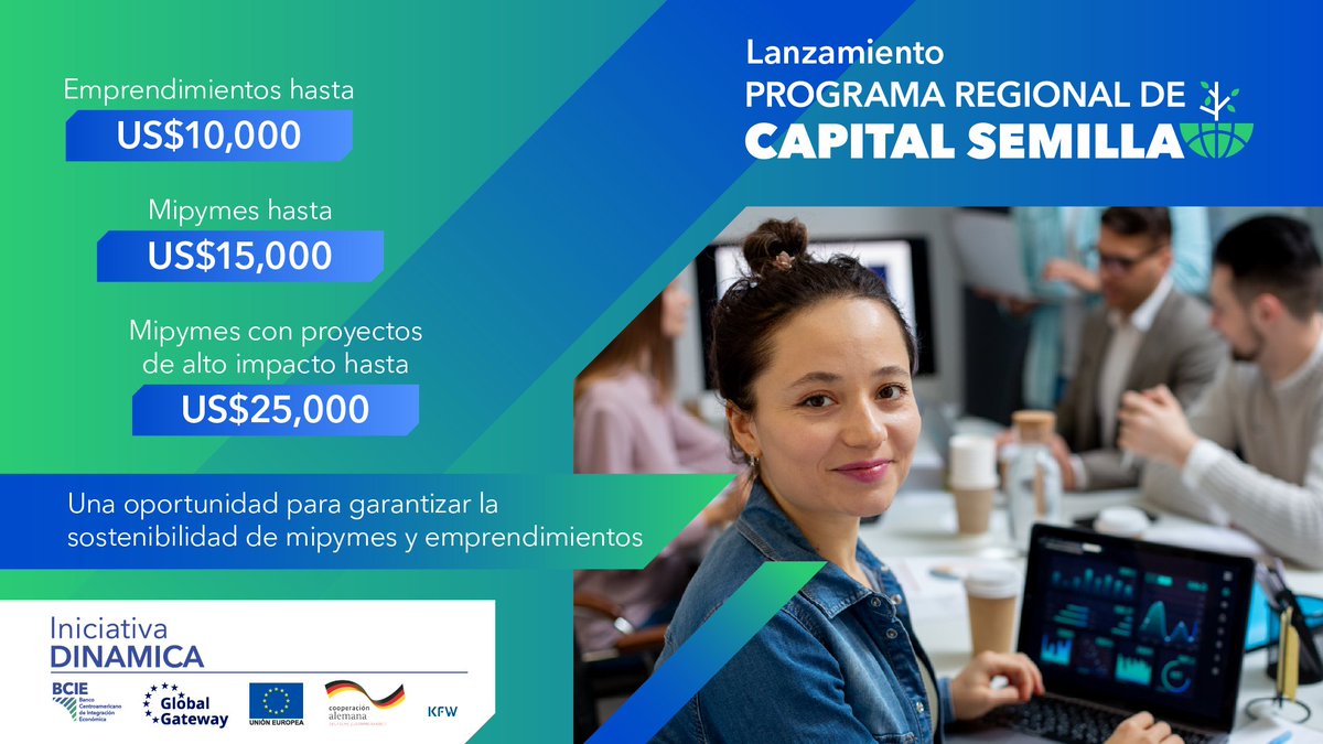 🚀 El Programa Regional de Capital Semilla brinda a los emprendimientos un monto de hasta USD 10 mil y para las #mipymes hasta USD 15 mil para poner en marcha su negocio y asegurar su sostenibilidad. 🗓️ 7 de mayo 🕘 9:00 a.m. 🔗 Transmisión: lnkd.in/eqpYXFrn