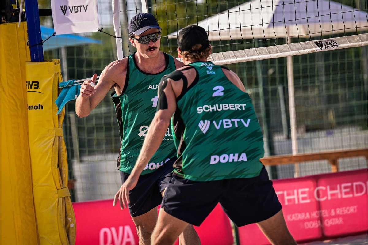 2️⃣ Australian teams have made it out of the pool phase at the #BeachProTour Challenge in Xiamen 🇨🇳 WOMEN'S RD OF 18 10:30am AEST 🇦🇺 [18] Fejes/Milutinovic v 🇵🇱 MEN'S RD OF 16 12:10pm AEST 🇦🇺 [7] Hodges/Schubert v 🇺🇸 📊 Draws/results: bit.ly/BPTXiamen