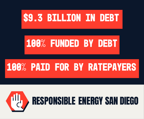 The billions in takeover costs for a government-run utility would be 100% debt and 100% funded through our electric bills.

This means higher costs for all of us. 💰📈