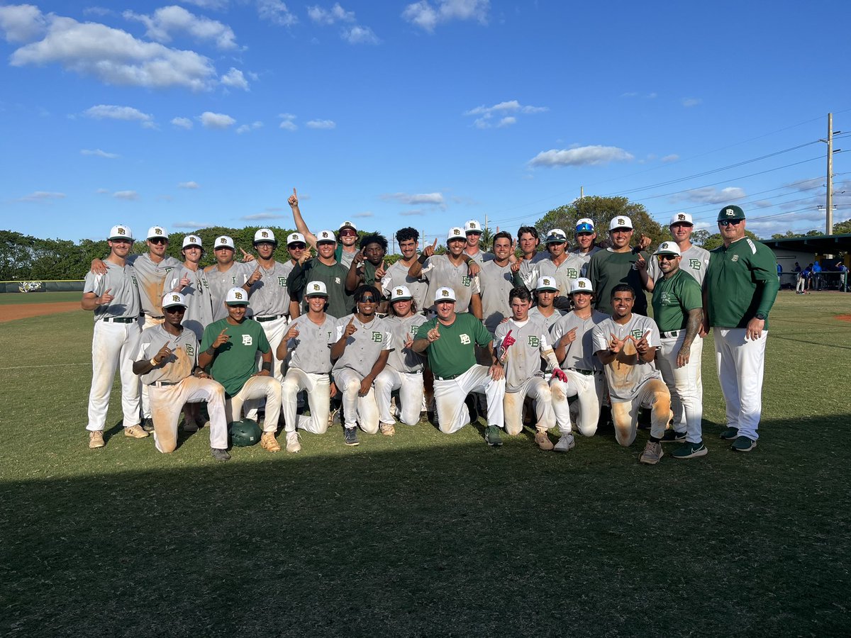 Panthers win today 7-6 to earn a spot in the FCSAA State Tournament. Danny Villafane w the GW RBI and Dylan Maire got the win