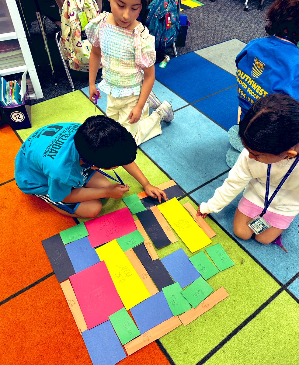 In math we are learning about fractions, and our 2nd graders are making quilts! #STEMScopes #twehowl