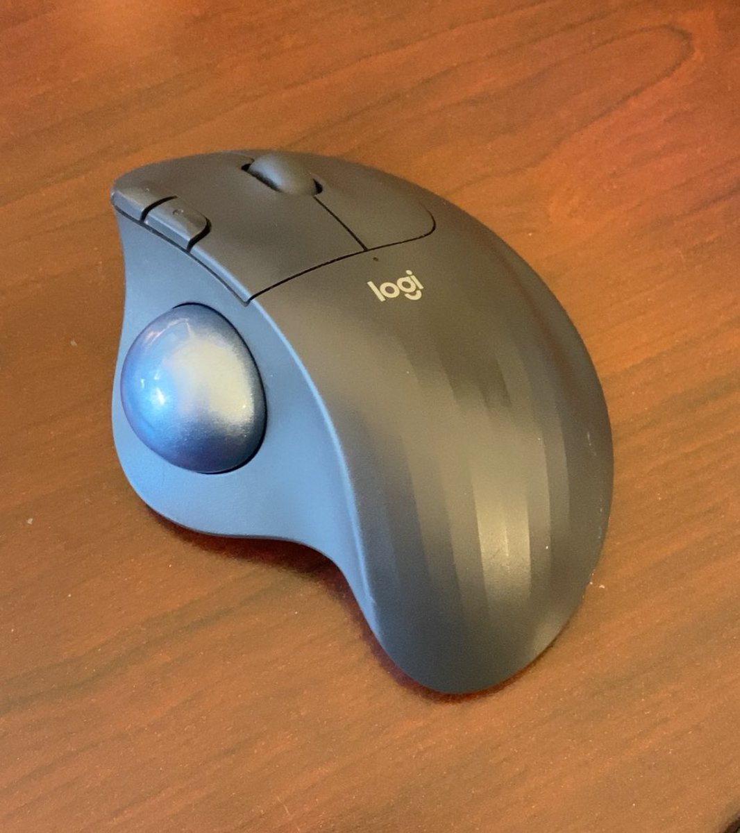 2. Trackball mouse

When I DO use a mouse, I prefer a trackball mouse. Again, not everyone’s fav but I love mine. Less small wrist movement = healthier wrists
