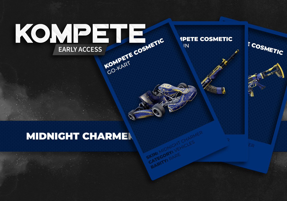 KOMPETE Cosmetics... Are you a Midnight Charmer? #KOMPETE @KOMPETEgame #Web3Gaming #Base #OnChain #GameFi #Play2Earn