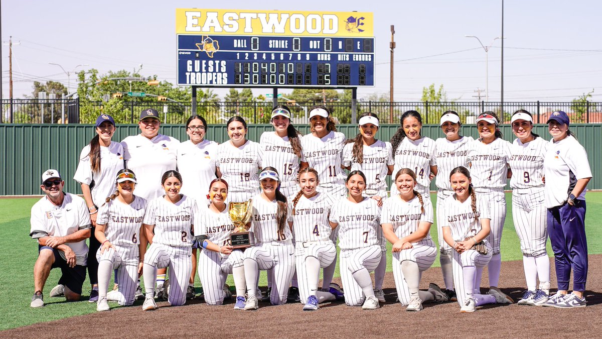 Your 2023-2024 6A Bi-District Champions!! 🏆🥎 💛💙💛